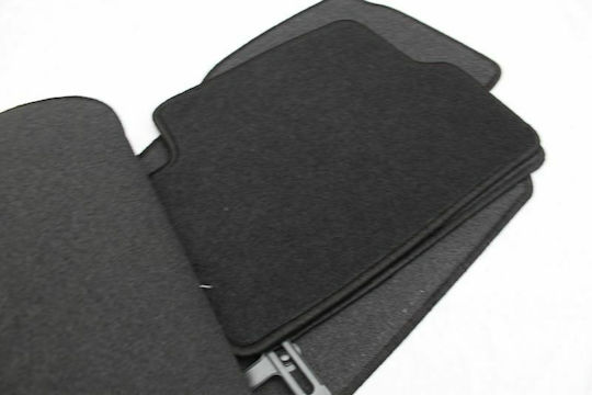 Petex Set of Front and Rear Mats 4pcs for Peugeot 307 2001-2007 Black