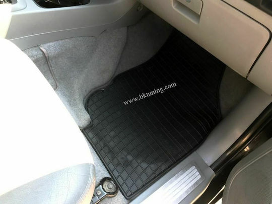Frogum Set of Front and Rear Mats 4pcs for Toyota Hilux 2005 Black