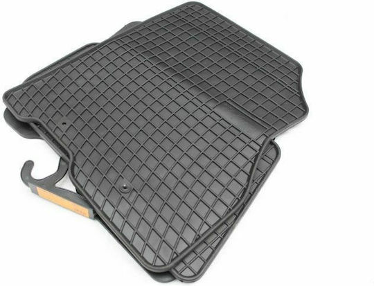 Frogum Set of Front and Rear Mats 4pcs for Nissan Leaf 2010+ Black