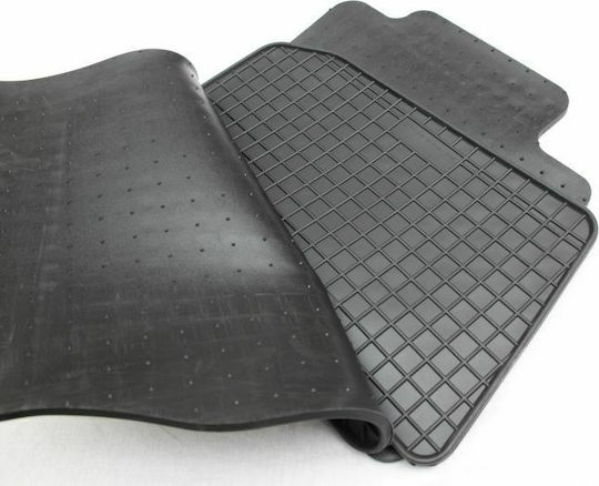 Frogum Set of Front and Rear Mats 4pcs for Nissan Leaf 2010+ Black