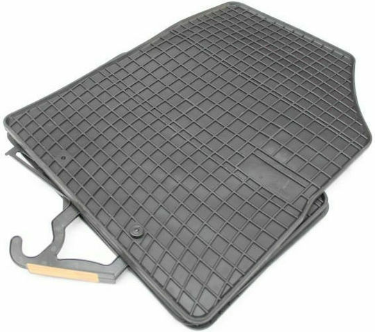Frogum Set of Front and Rear Mats 4pcs for Renault Scenic 2016 Black