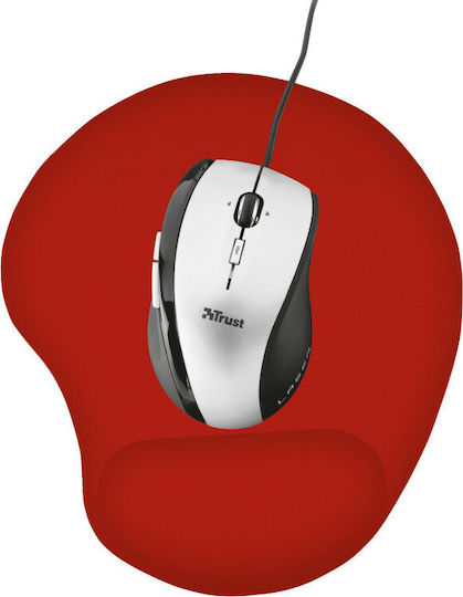 Trust Bigfoot Gel Mouse Pad (205mm) with Wrist Support Red 20429