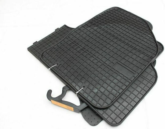 Frogum Set of Front and Rear Mats 4pcs for Renault Scenic 1996-2003 Black