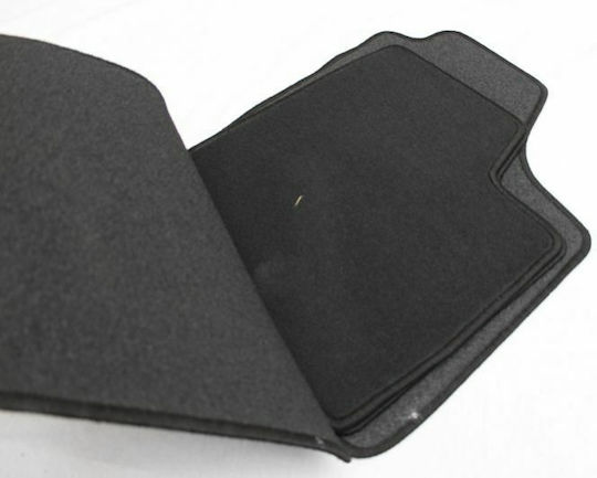 Petex Set of Front and Rear Mats 4pcs for Renault Twingo 1993-2007 Black
