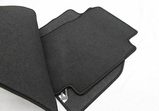 Petex Set of Front and Rear Mats 4pcs for Renault Scenic 2003-2014 Black