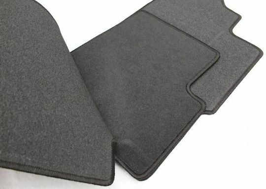 Petex Set of Front and Rear Mats 4pcs for Peugeot 406 1995-2005 Black