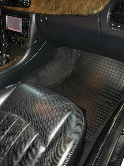 Frogum Σετ Μπροστινά και Πίσω Πατάκια 4τμχ για Mercedes-Benz CLS Class 2002-2009 Μαύρα