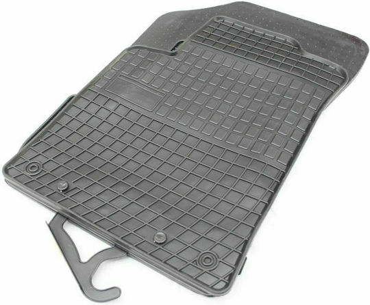 Frogum Set of Front and Rear Mats 4pcs for Citroen C3 2009-2015 Black