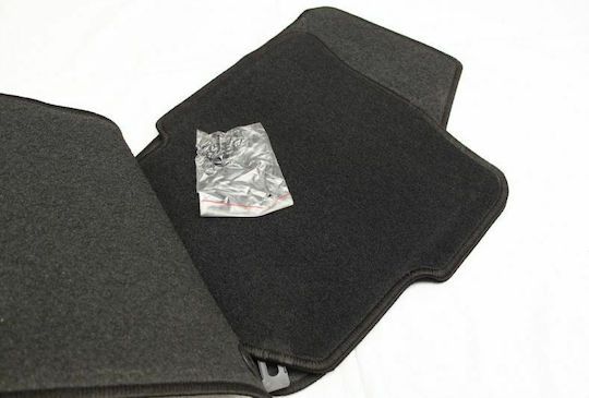 Petex Set Covorașe Față și Spate 4buc din Covor pentru Seat Cordoba / Ibiza 2002-2009 Negre