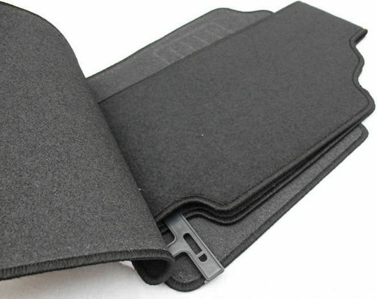 Petex Set of Front and Rear Mats 3pcs for Nissan Almera Tino 2000-2006 Black