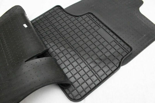 Frogum Σετ Μπροστινά και Πίσω Πατάκια 4τμχ για Opel Astra 1998-2009 Μαύρα