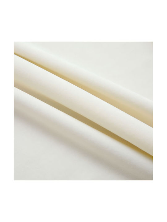 vidaXL Curtain with Pencil Pleat Cream 290x245cm