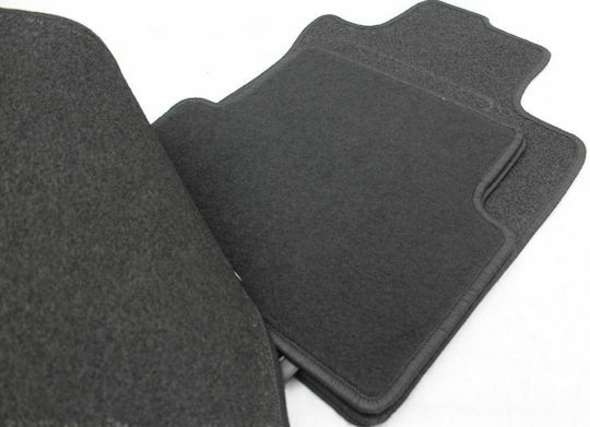 Petex Set Covorașe Față și Spate 4buc din Covor pentru Renault Modus 2004-2012 Negre