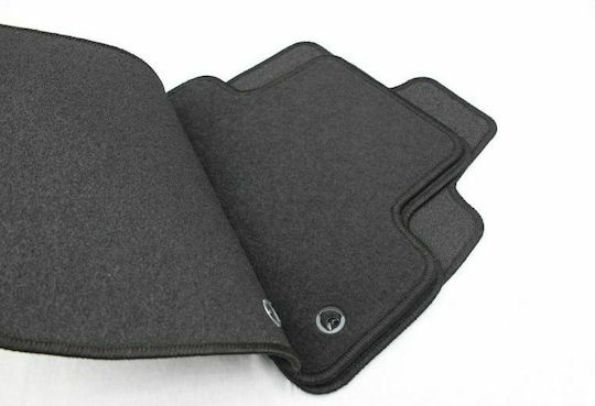 Petex Satz Vorder- und Hintermatten 4Stück aus Teppichboden für Land Rover Range Rover Evoque 2011+ Schwarz