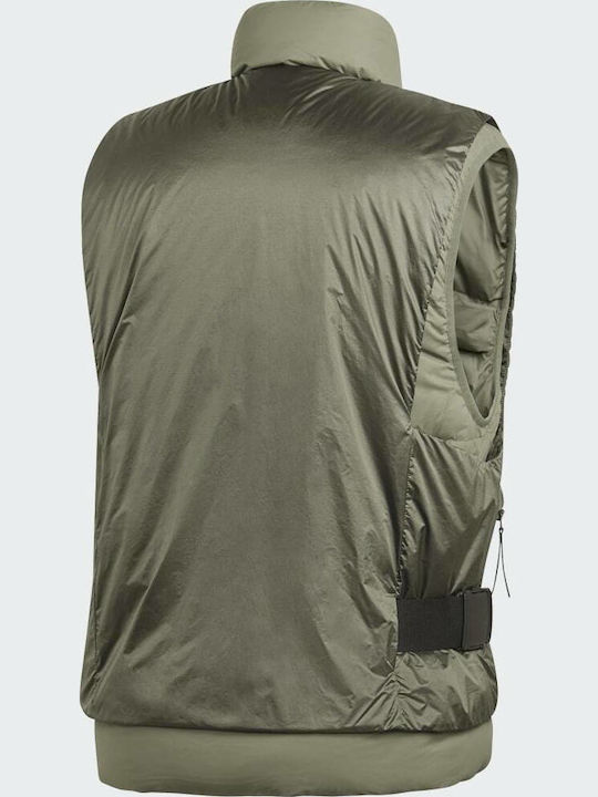 Cold.Rdy Down Sleeveless Athletic Jacket Khaki