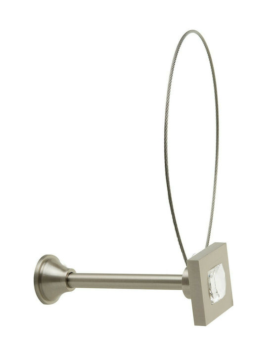 Zogometal Holdback Magnetic made of Metal Nickel Matt / Swarovski Crystal with Diza 1pcs