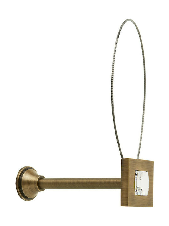 Zogometal Holdback Magnetic made of Metal Bronze / Swarovski crystal with Diza 1pcs