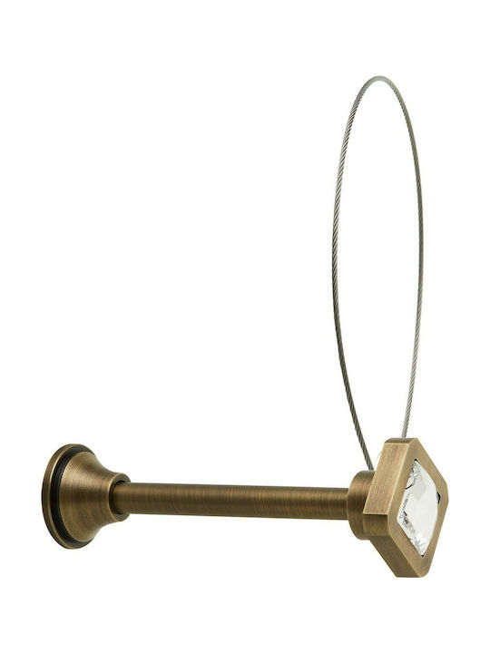 Zogometal Holdback Magnetic made of Metal Bronze / Swarovski crystal with Diza 1pcs