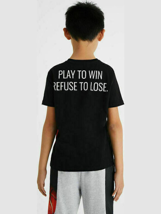 Kids' T-shirt Black Manuel