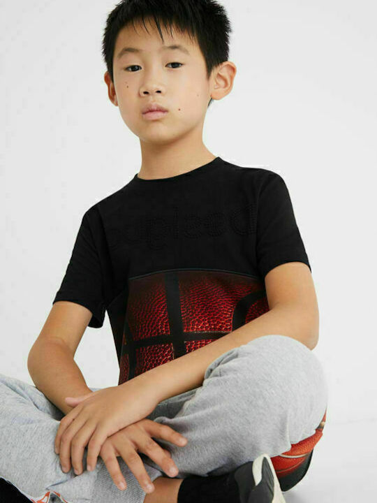Kids' T-shirt Black Manuel