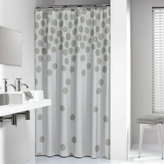 Sealskin Spots Κουρτίνα Μπάνιου 180x200 cm Silver