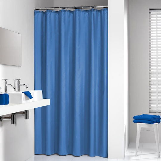 Sealskin Madeira Κουρτίνα Μπάνιου Υφασμάτινη 120x200 cm Μπλε