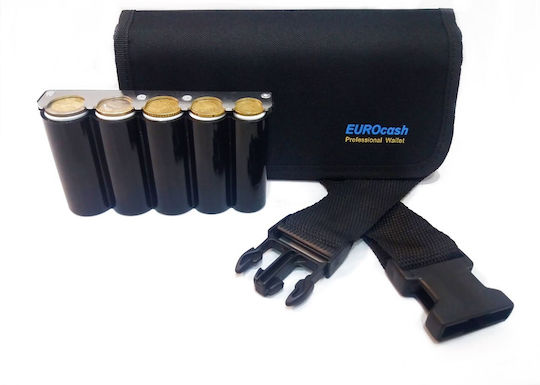 Metal Waiter Waist Bag With 5 Coin Box Slots 22.5x6.5x11cm Eurocash PW 5