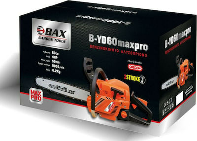 Bax B-YD60 MaxPro Αλυσοπρίονο Βενζίνης 6.2kg με Λάμα 50cm