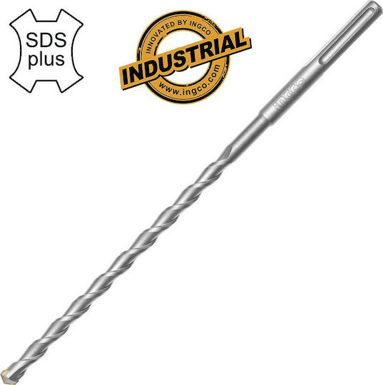 Ingco Four-Cut Drill Carbide with SDS Plus Shank for Masonry 10x210mm