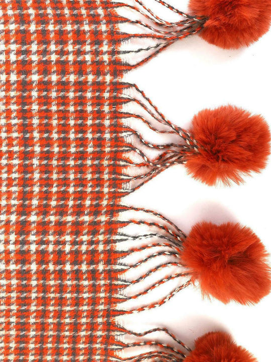 Doca Women's Wool Scarf Red 28755