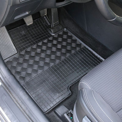 Rigum Set of Front and Rear Mats 4pcs from Rubber for Hyundai i30 Black