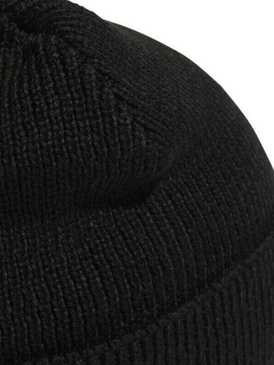 Performance Beanie Beanie with Rib Knit in Black color