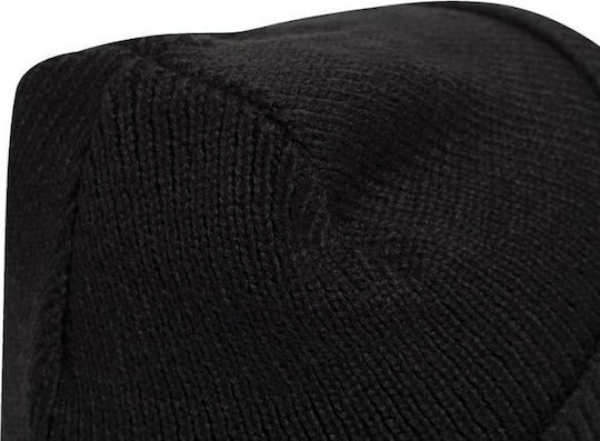 Performance Beanie Ανδρικός Σκούφος με Rib Πλέξη σε Μαύρο χρώμα