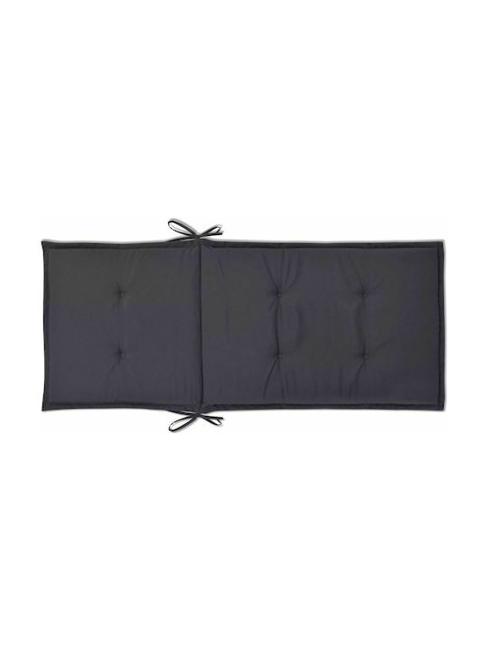 vidaXL Waterproof Garden Chair Cushion with Backrest Green 2 Pieces 120x50cm