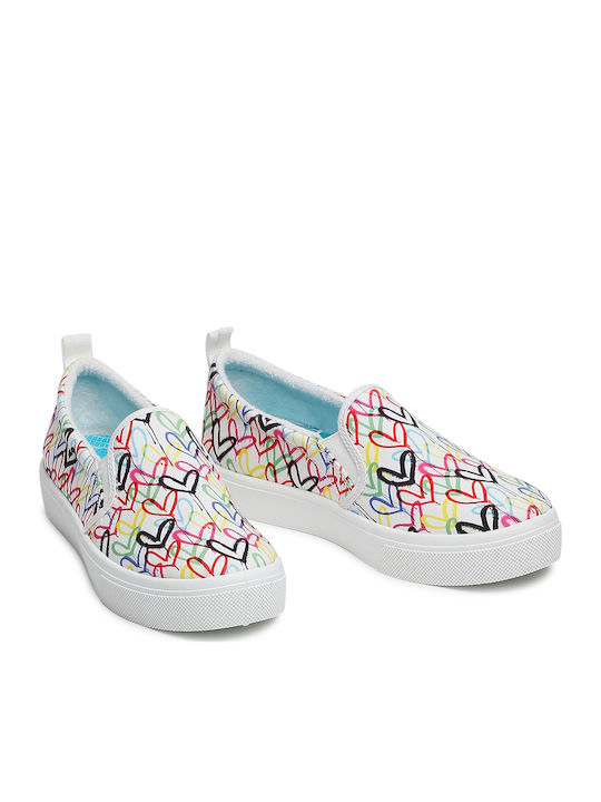 Drippin Love Women's Canvas Slip-Ons