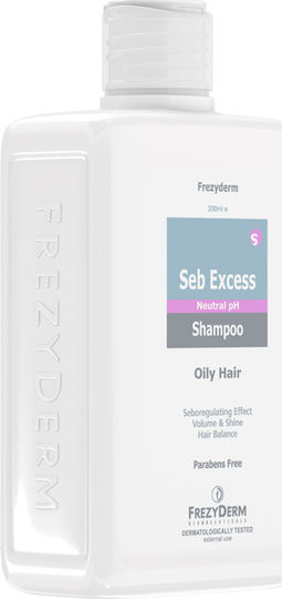 Frezyderm Seb Excess Σαμπουάν Όγκου για Λιπαρά Μαλλιά 200ml