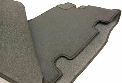 Petex Set of Front and Rear Mats 4pcs from Carpet for Mercedes-Benz A Class 1997-2004 Black