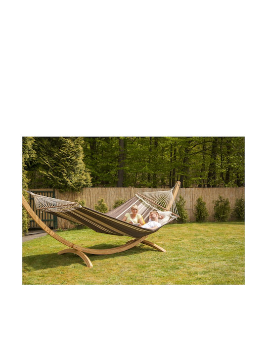 Amazonas Palacio Hängematte Doppelter Stoff Cafe 240x160cm