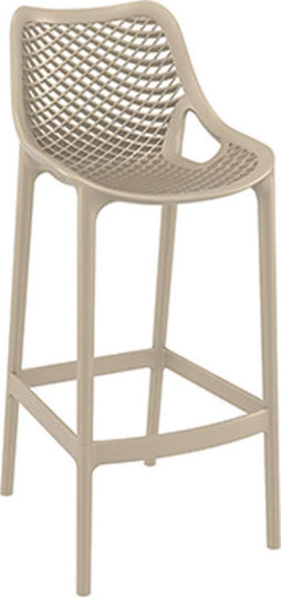 Băncuță De Bar Din Polipropilenă Air Bar 75 Taupe 45x53x105cm