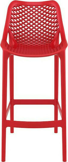 Stool for Bar Outdoor Air Bar 75 Red 45x53x105cm