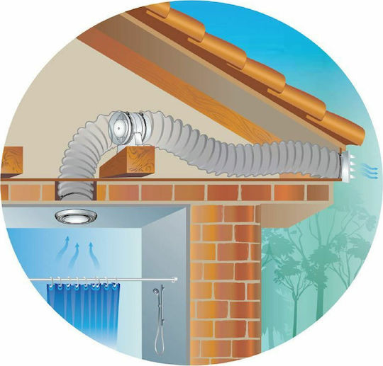 Vents Indoor Pipe Fan D125 Air Valve 590911.0004