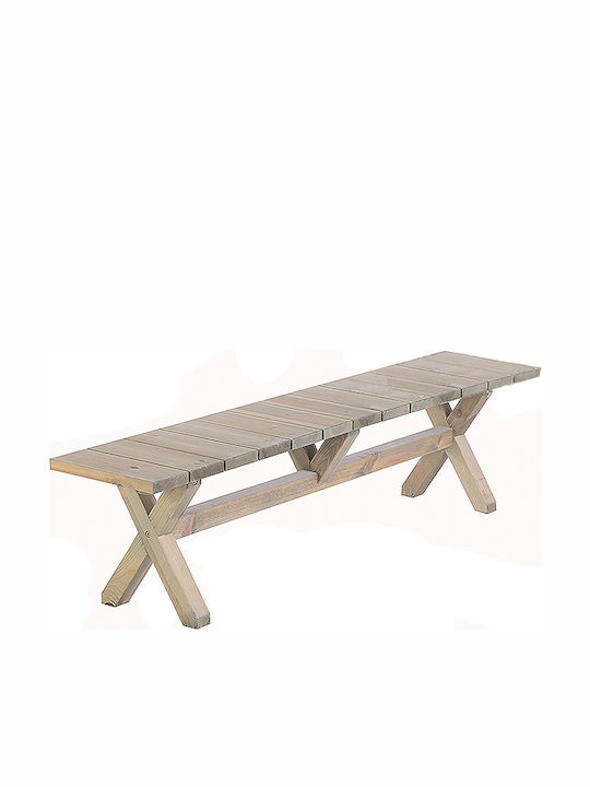Виктория Пейка За Външно Ползване Дърво 180x35x45см