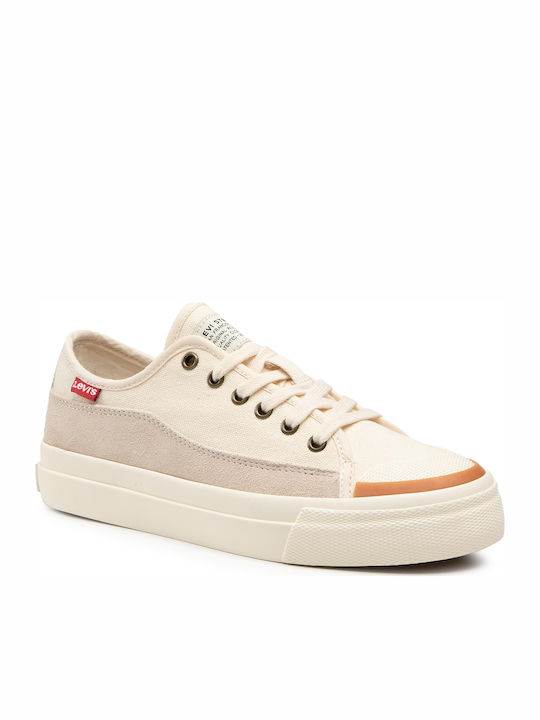 Levi's Square Low Sneakers Beige