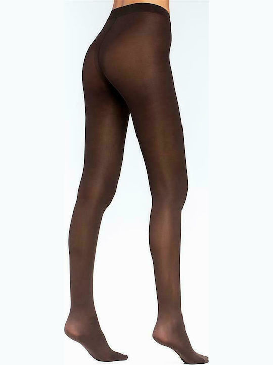 Microfibra Women's Pantyhose Opaque 100 Den Brown
