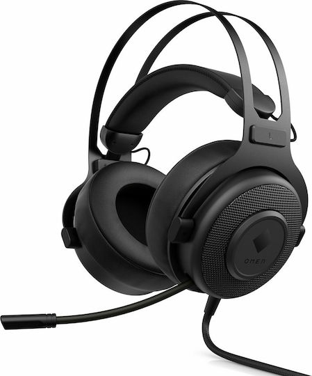 HP Omen Blast Über Ohr Gaming-Headset mit Verbindung 3,5mm / USB Schwarz
