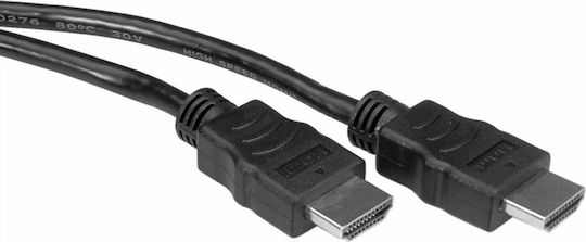 Roline HDMI 1.4 High Speed 1080p 120Hz Cable HDMI male - HDMI male 1m Μαύρο