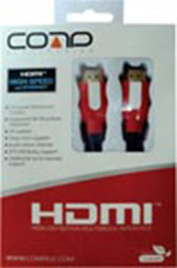 Comp HDMI 1.4 High Speed 1080p 120Hz Cable HDMI male - HDMI male 5m Κόκκινο