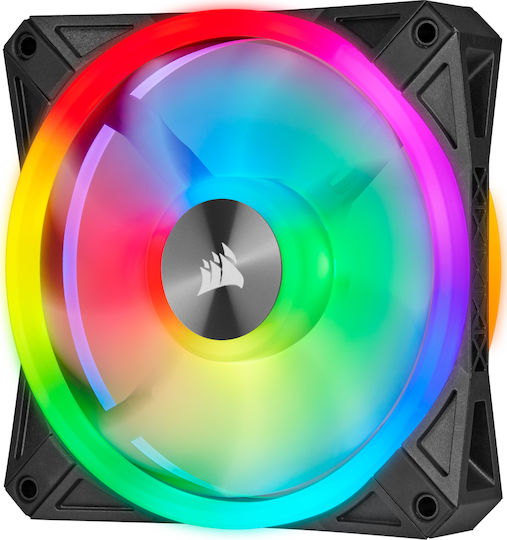 Corsair iCUE QL140 Case Fan 1250rpm 50.2cfm with RGB Lighting and 4-Pin PWM Connection