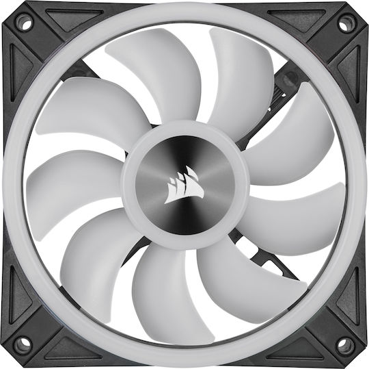Corsair iCUE QL140 Case Fan 1250rpm 50.2cfm with RGB Lighting and 4-Pin PWM Connection