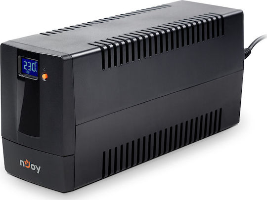 NJOY Horus Plus 800 UPS Line-Interactive 800VA 480W with 2 Schuko Power Plugs